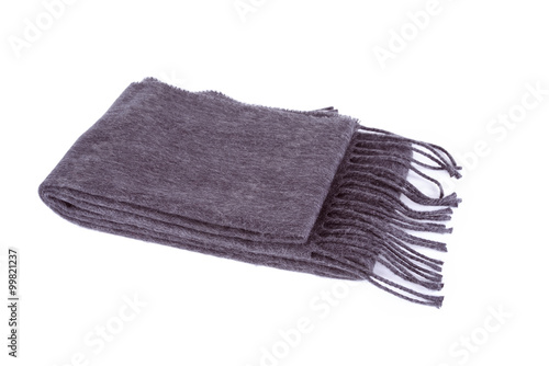 Elegant scarf isolated on a white