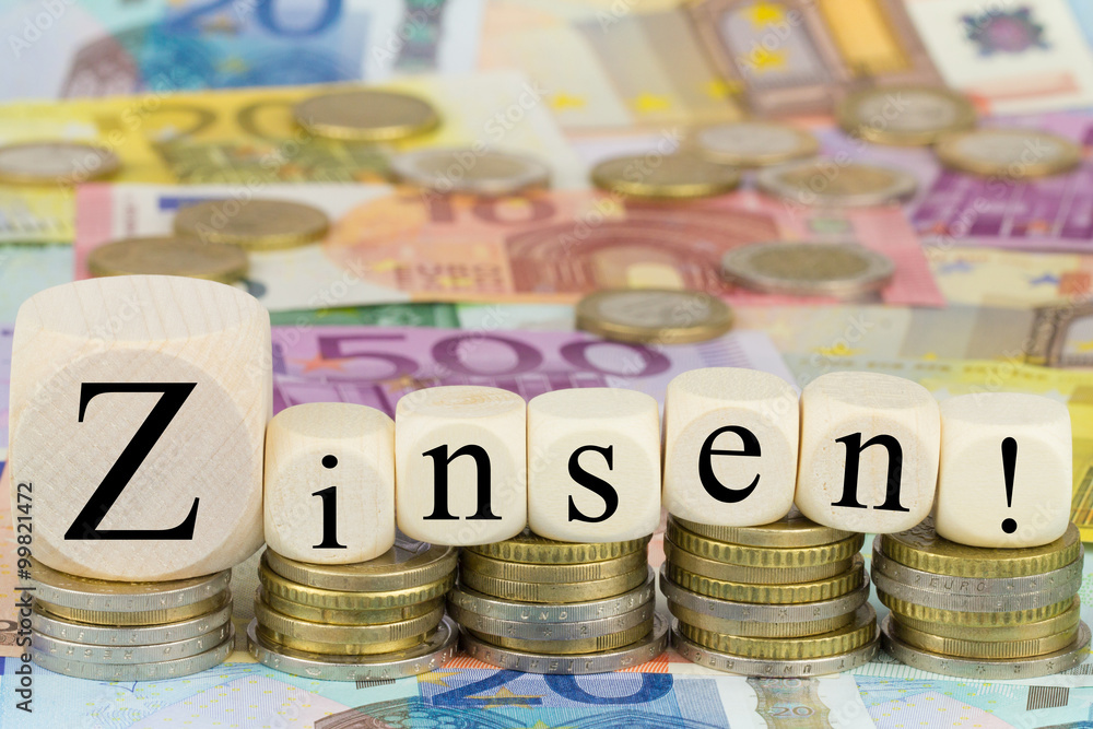 Zinsen! StockFoto Adobe Stock
