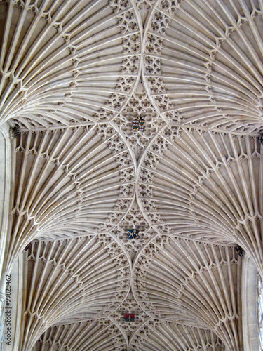 Gothic church vaulting in Bath