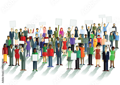 Demonstration und Meinung