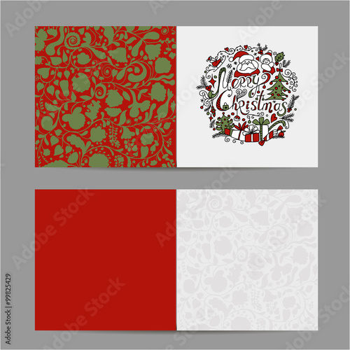 Christmas card, sketch for your design