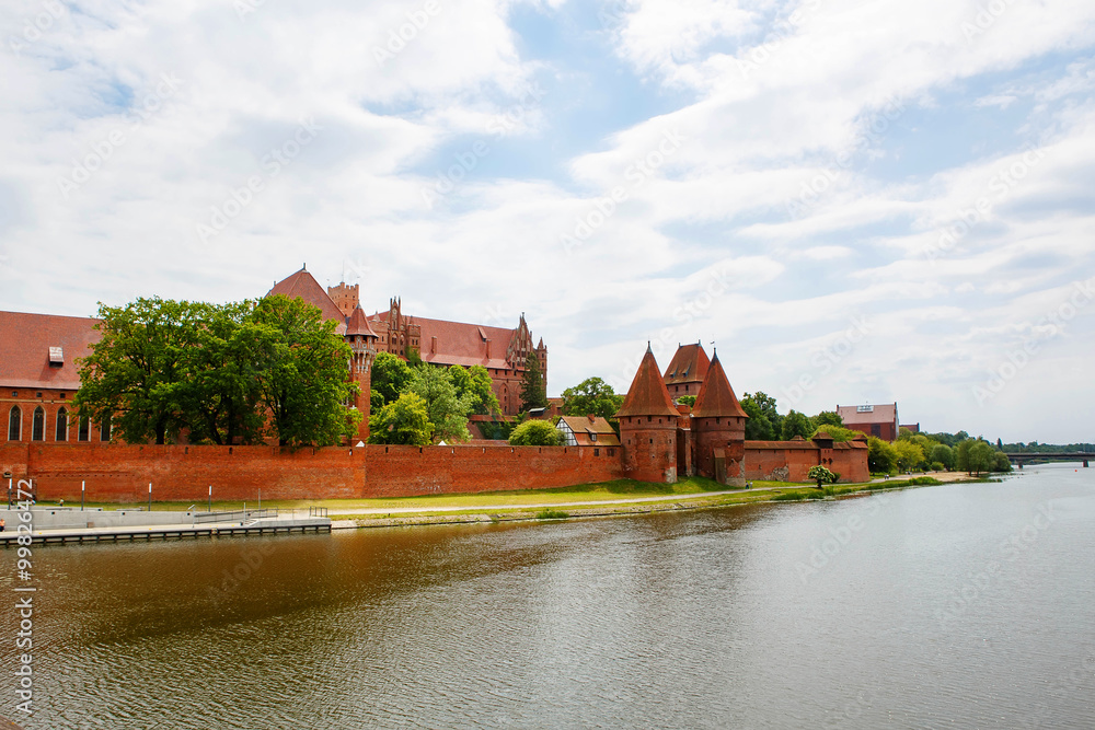 Fototapeta premium Malbork castle in Pomerania region, Poland