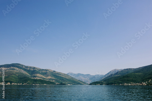 Beautiful view of landscape in Montenegro. Kotor Bay © kotina