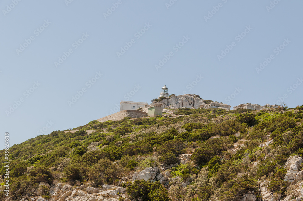 Alghero, Stadt, Küste, Capo Caccia, Porto Conte, Mittelmeer, Mittelmeerküste, Leuchtturm, Felsenküsten, Sommer, Sommerhitze, Insel, Sardinien, Italien