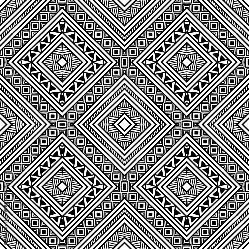 Seamless ethnic pattern.