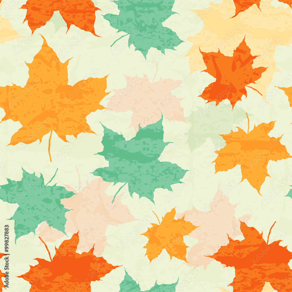 Fototapeta premium Autumn seamless pattern