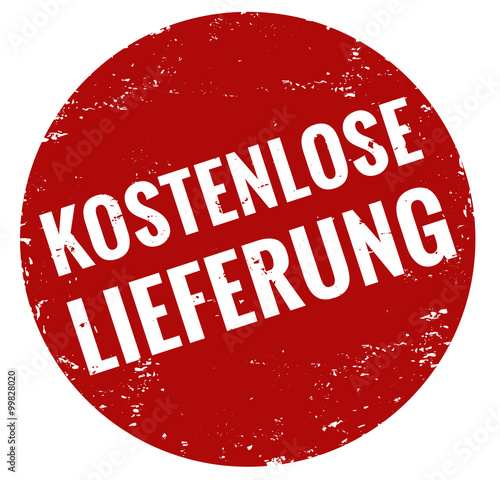 Kostenlose Lieferung Stempel rot grunge
