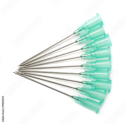 Pile of medical needles