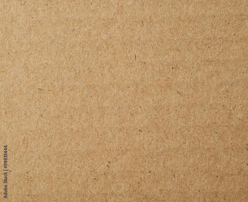 Brown cardboard close-up fragment Brown cardboard close-up fragment