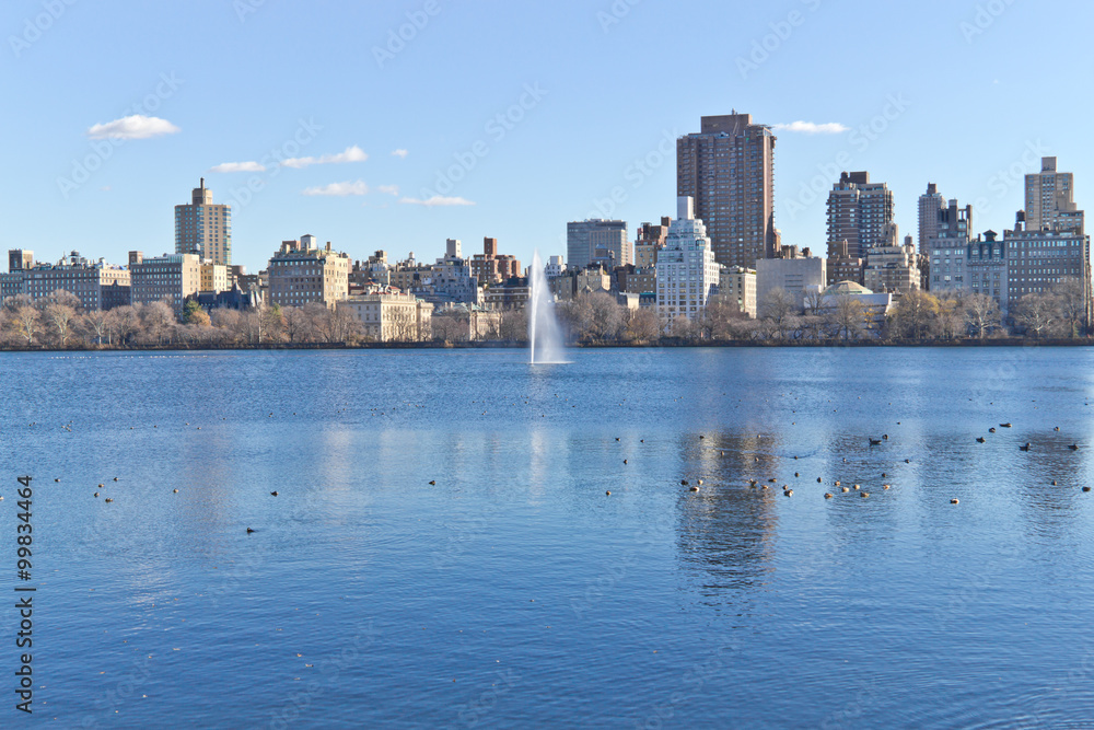 Central park lake Central park lake