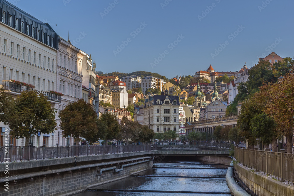river Tepla in Karlovy Vary