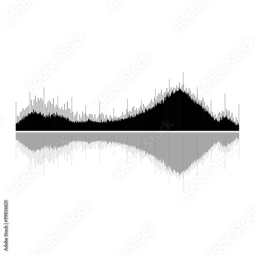 Vector music wave
