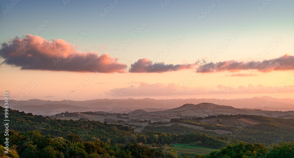 Fields in Tuscany Fields in Tuscany