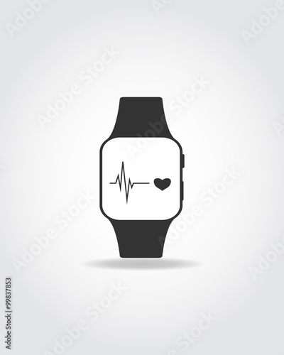 Sport smart watch icon