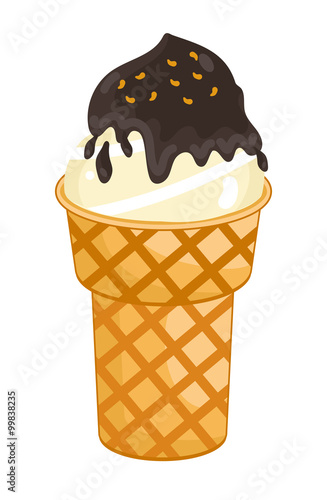 Single Ice Cream Cone