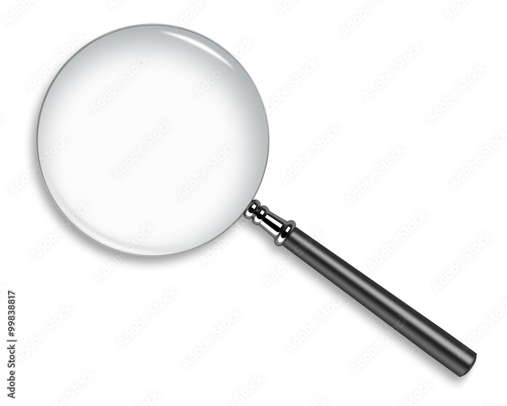 Magnifying glass isolated on white background Magnifying glass isolated on white background