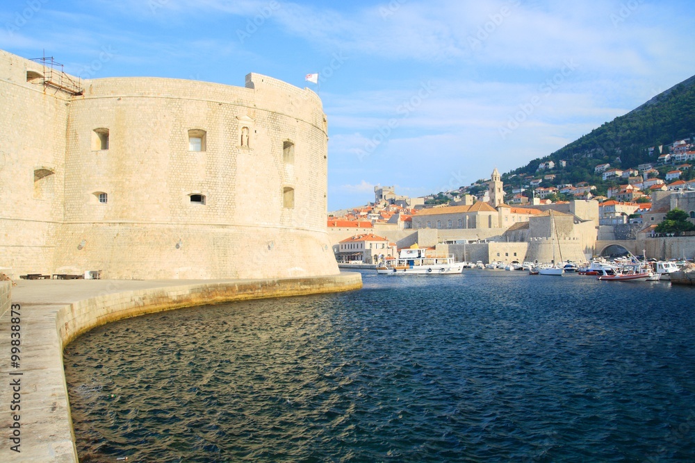 Fort St. John in Dubrovnik, Croatia