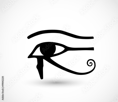 Horus eye icon vector