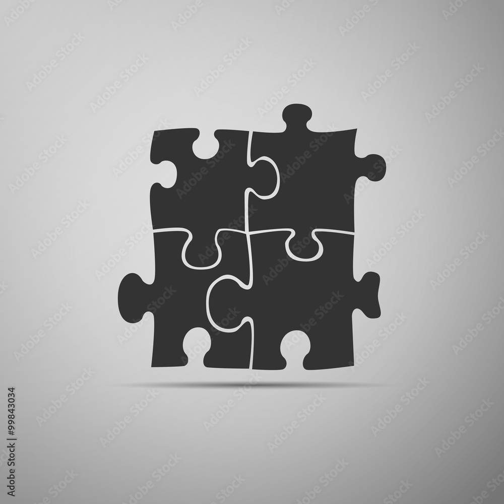 Fototapeta premium Puzzles icon