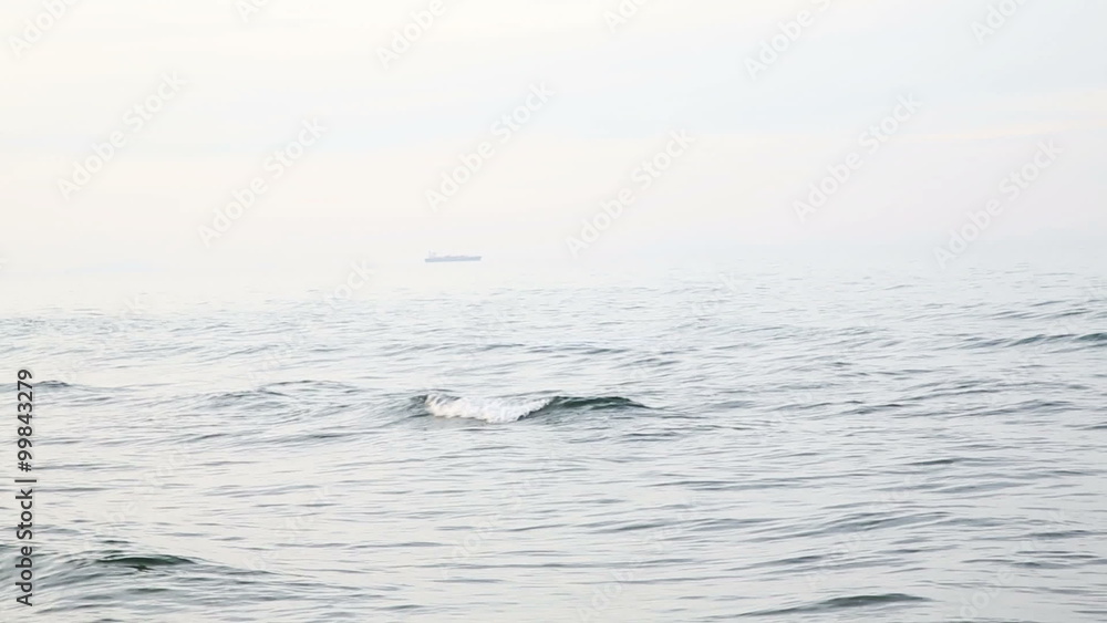 seascape outdoor in a peaceful day in winter of mediterranean sea seascape outdoor in a peaceful day in winter of mediterranean sea