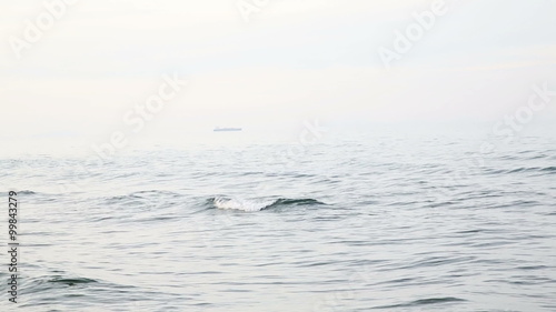 Wallpaper Mural seascape outdoor in a peaceful day in winter of mediterranean sea Torontodigital.ca