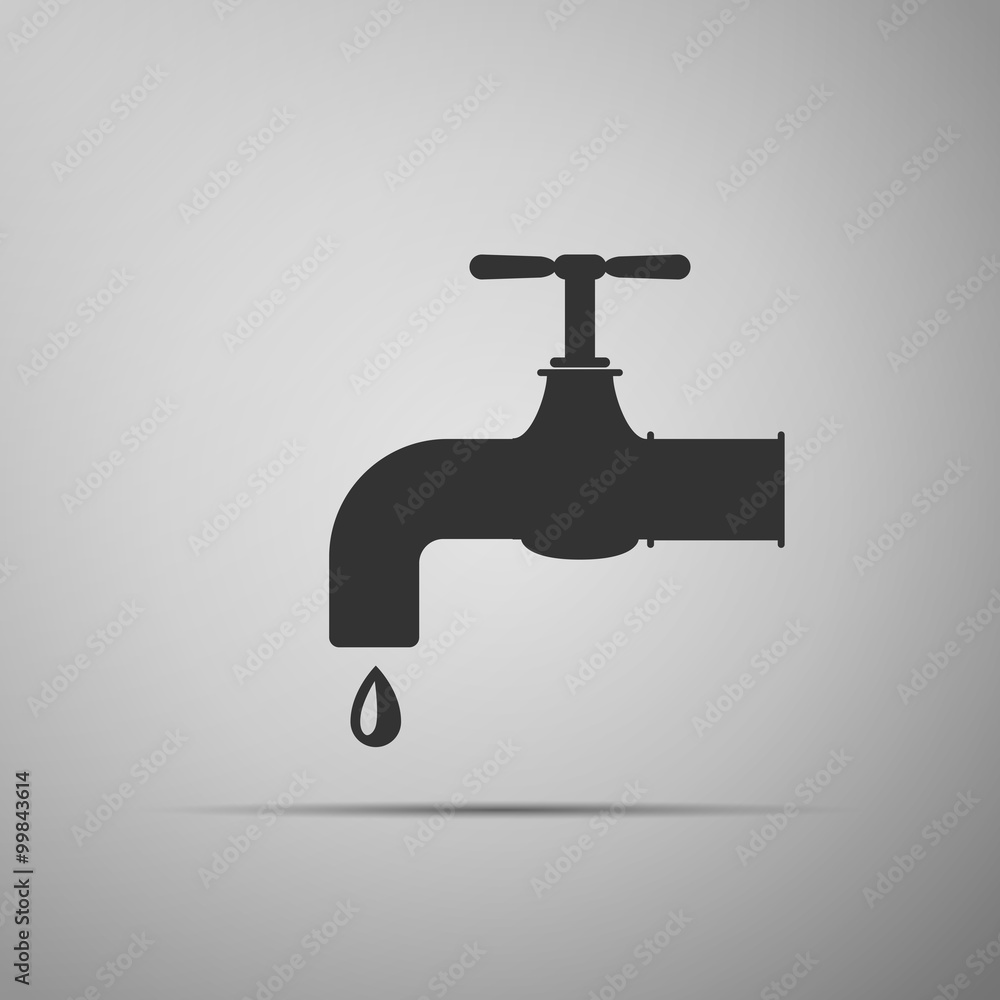 Water tap icon. Water tap icon.