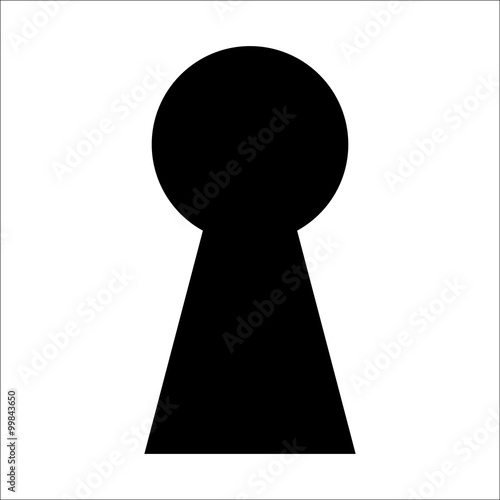 Keyhole icon isolation