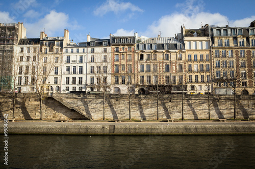 Traditional Parisian apartment buildings