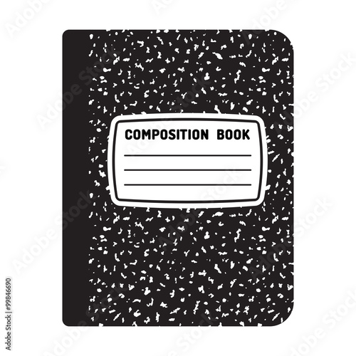 Composition notebook illustration