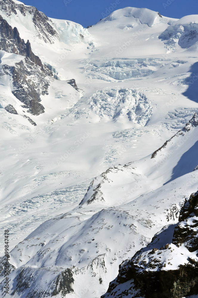 Fototapeta premium Monte Rosa and Liskamm