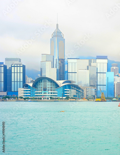 View of Hong Kong city center