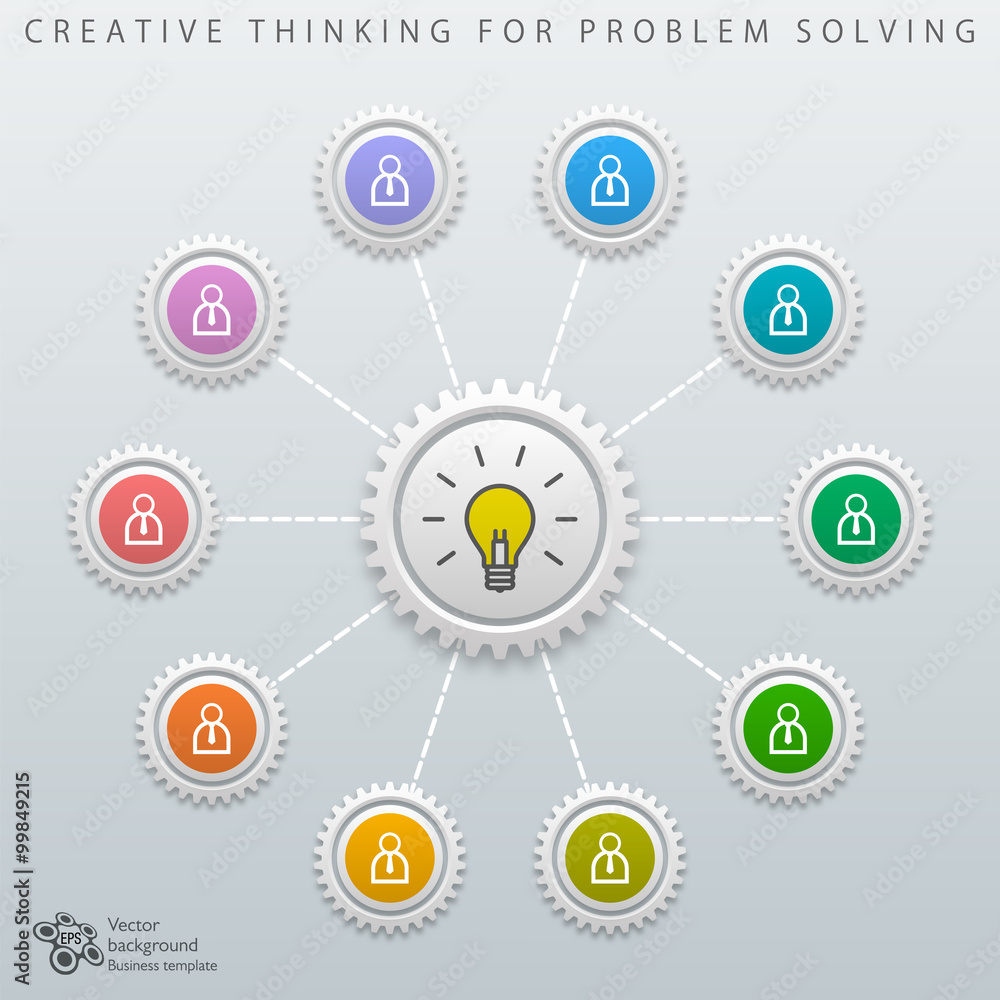 Creative Thinking, Knowledge Management  #Vector Graphic