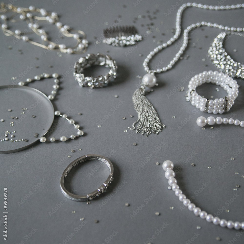 Jewelry diamond ring on the grey background. Jewelry diamond ring on the grey background.