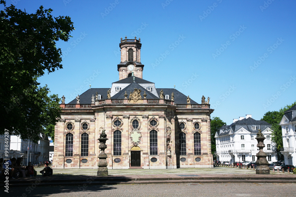 Obraz premium Ludwigskirche Saarbrücken