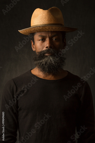 Black African American man portrait