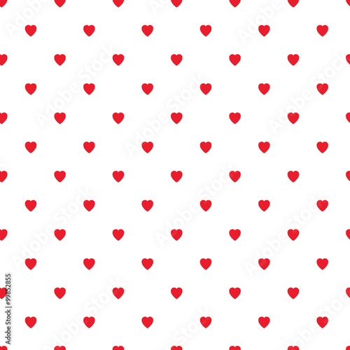 Valentine Hearts & Stripes 3-1 - Seamless Background - Digital Paper