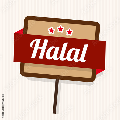 Etiquette "Halal"