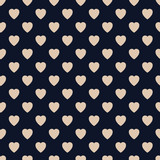 Valentine Hearts & Stripes 5-3 - Seamless Background - Digital Paper