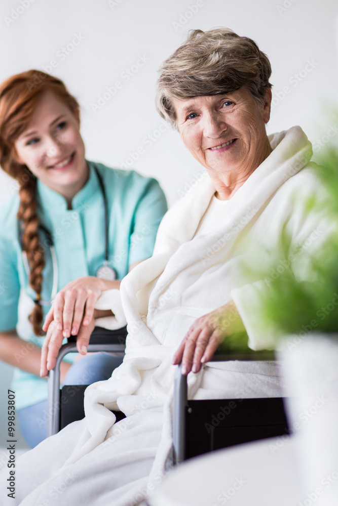 Obraz premium Patient with positive mood