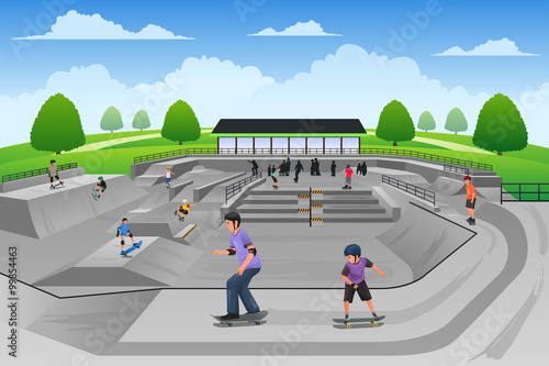 People Playing Skateboard