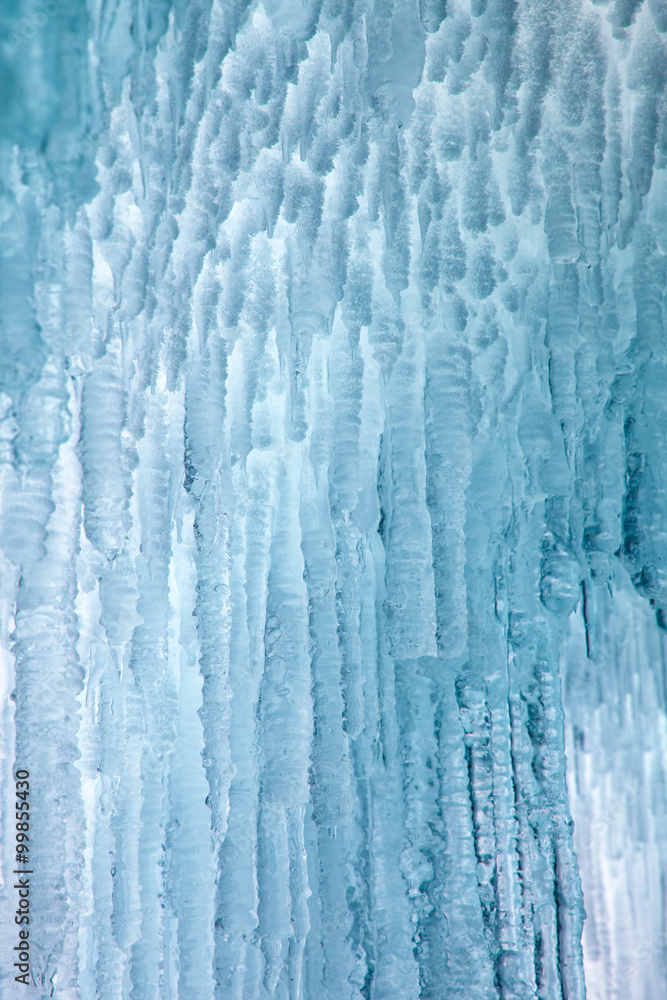 Ice cave on Baikal lake Ice cave on Baikal lake