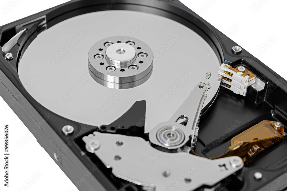 Computer hard disk drive with clipping path Computer hard disk drive with clipping path