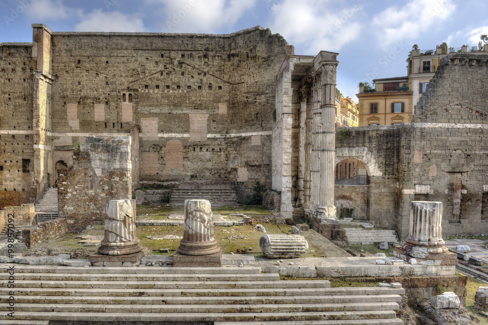 Rome, Forum of Augustus - front view 