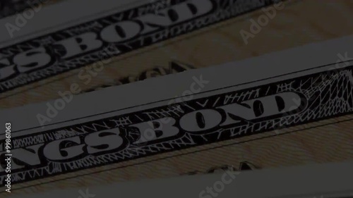 United States Treasury Savings Bonds - Financial Security concept