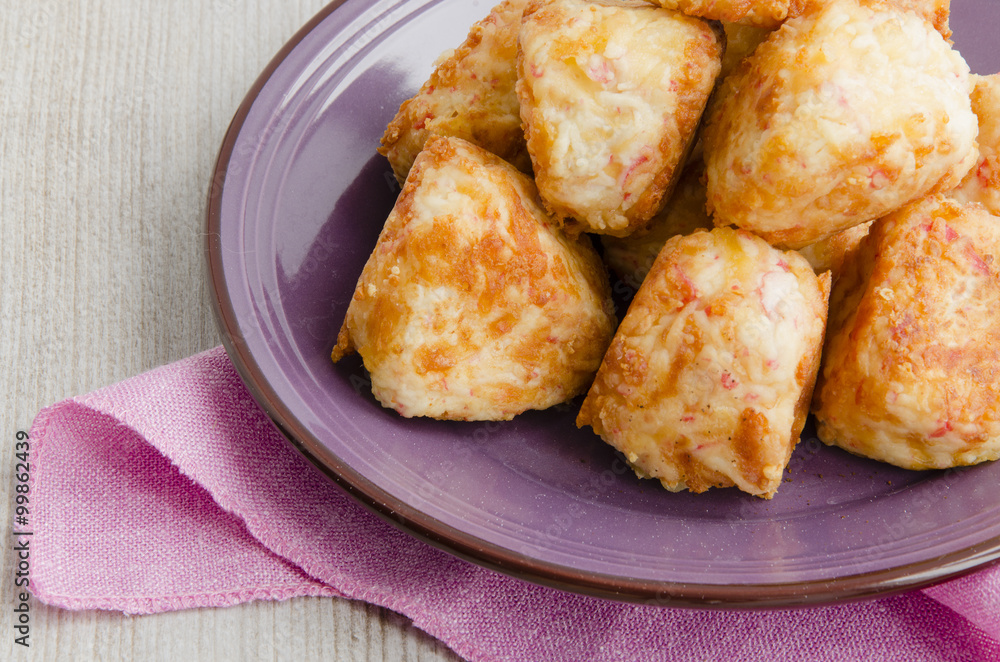 Cutlets of crab sticks Cutlets of crab sticks