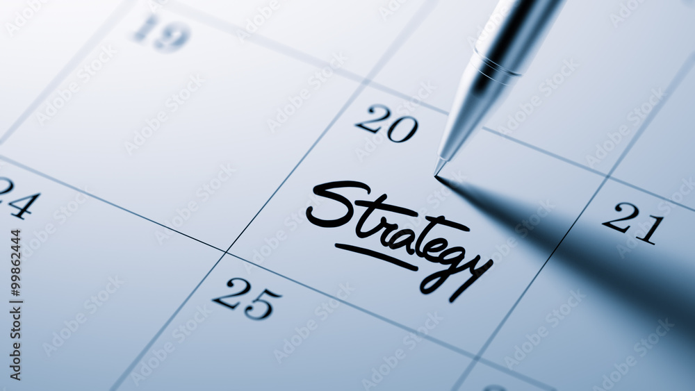 Closeup of a personal agenda setting an important date written w Closeup of a personal agenda setting an important date written w