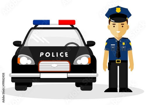 Policeman in uniform