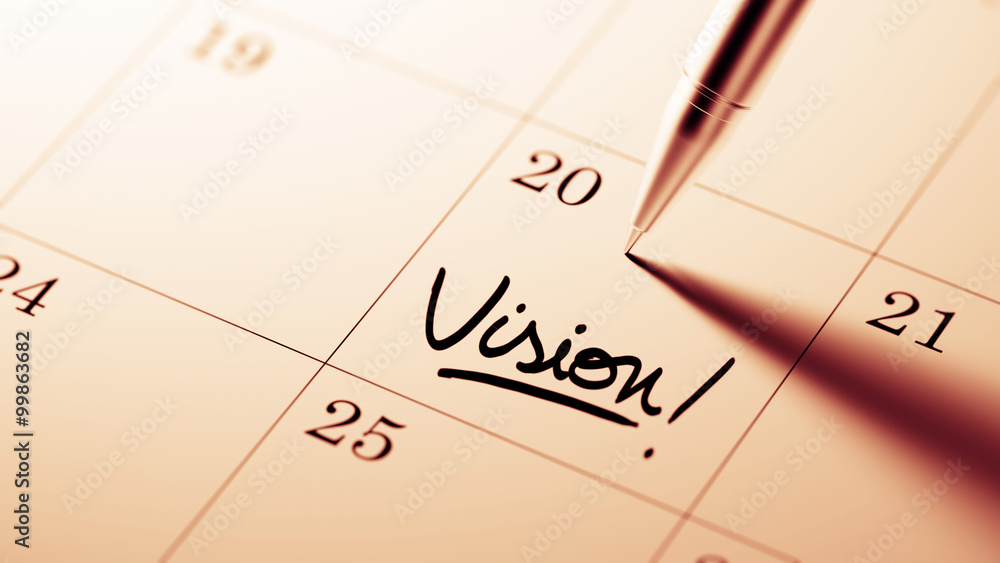 Closeup of a personal agenda setting an important date written w Closeup of a personal agenda setting an important date written w