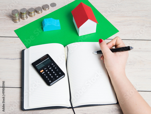 Budgeting in the household.