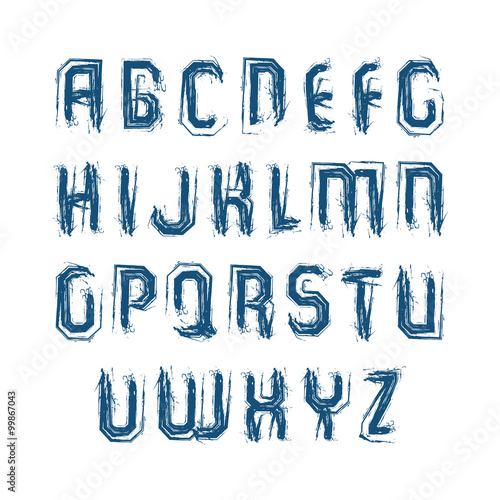 Vector bright calligraphic ...